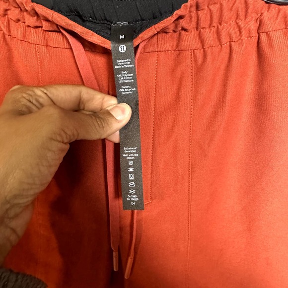 Lululemon Men's Utilitech Bowling Pant 30" Aztec Brick Size Medium NWT - Picture 7 of 10